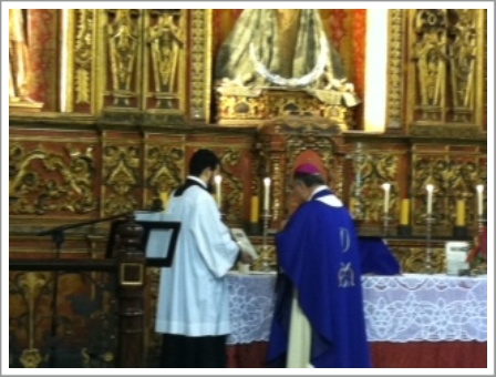 Mons. Cases Andreu. Misa Tradicional. Gran Canaria.
